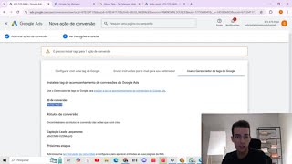 Criando a Global Site Tag e o Snippet de Evento de Conversão e Implementando o Google Tag Manager