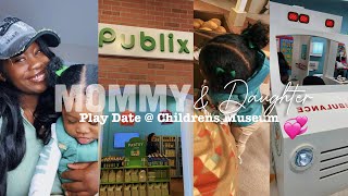 GRWM +Vlog | Mommy & Daughter Playdate at CHILDREN’S MUSEUM 👧🏽💞