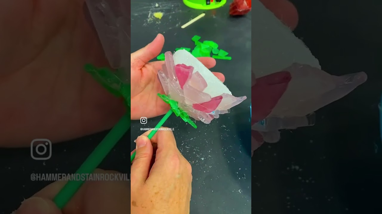 Sea Glass Flowers At Hammer & Stain Rockville!