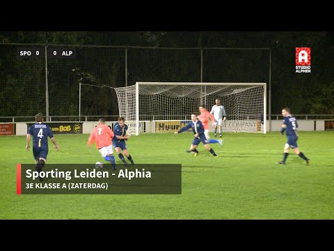 Samenvatting Sporting Leiden - Alphia, laatste wedstrijd voor coronastop