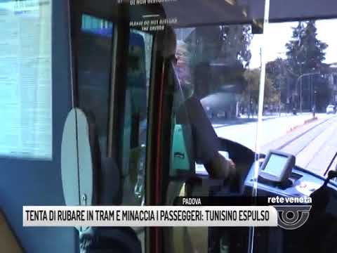 TG PADOVA (14/11/2017) - TENTA DI RUBARE IN TRAM E MINACCIA I PASSEGGERI: TUNISINO ESPULSO