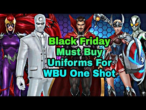 Top 10 Wbu One Shot Characters Must Buy Uniform For Black Friday 2020 - Marvel future fight