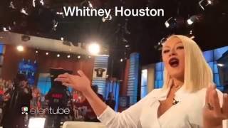 Christina Aguilera plays Heads Up From the Ellen Cam! (Sings Adele, Madonna, Rihanna)