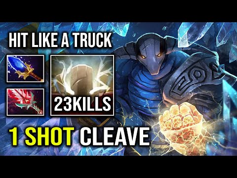 1 Shot Cleave God Max Speed ULTI Sven Delete Everyone Like a Creep Vs Enrage Ursa Dota 2