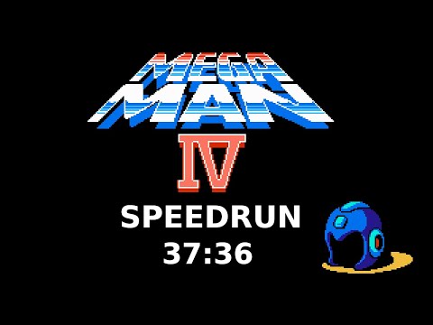 Mega Man 4 Speedrun in 37:36