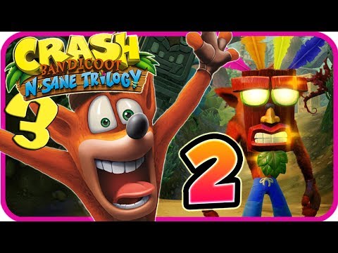 Crash Bandicoot N. Sane Trilogy Walkthrough Part 2 (PS4) Crash 3 - Zone 2