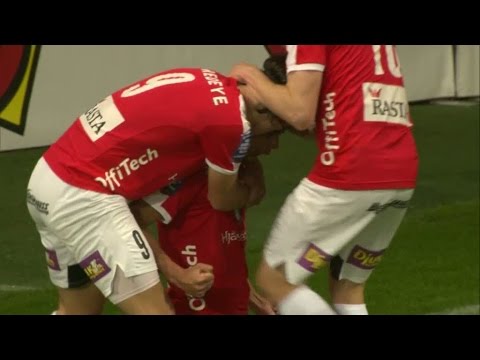 Romario sätter 1-0 med behärskad bredsida - TV4 Sport