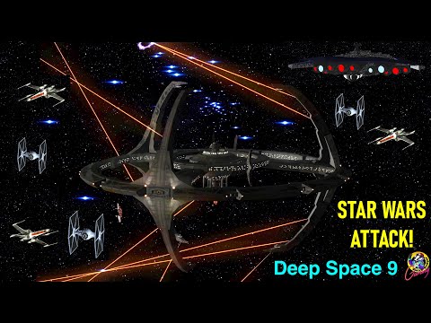 STAR TREK DS9 VS STAR WARS Fleet - Deep Space Nine In Trouble? - Ship Battles  - Bridge Commander