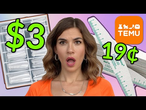 Testing OVER 30 TEMU NAIL ART items (so you don’t have to)