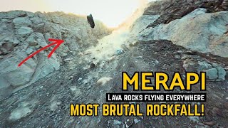 Download lagu Merapi’s BRUTAL Rockfall 😱 – Massive Lava Collapse Caught on Drone mp3