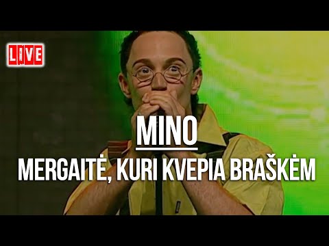 Mino - Mergaitė Kuri Kvepia Braškėm (Official Live Video). Lietuviškos Dainos