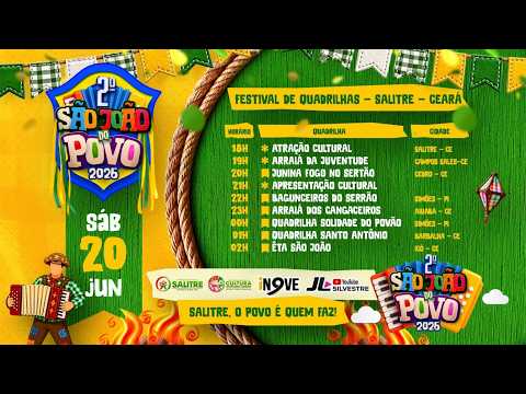 SÃO JOÃO DO POVO 2026 | SALITRE/CE