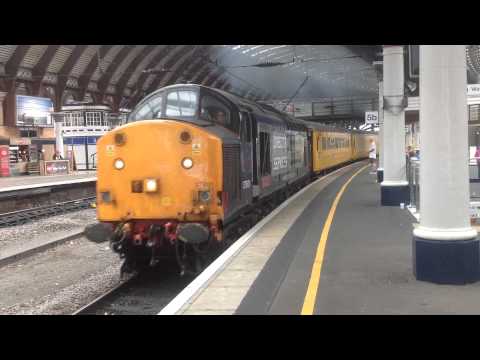 (HD) 37601+37611 on Derby R.T.C. To Tees N.Y. @ York on 27/07/2015