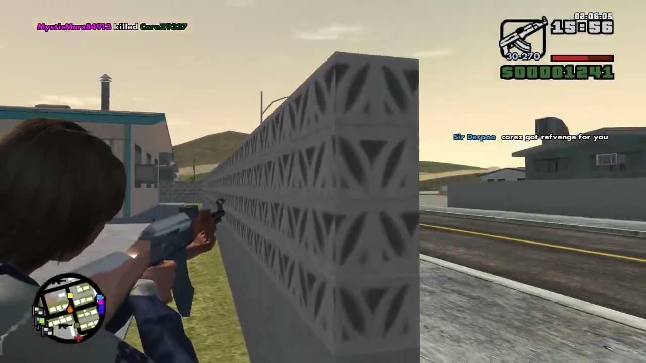 GTA IV : San Andreas Multiplayer! Deathmatch & RPG Deathmatch
