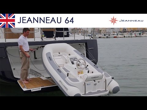 Jeanneau 64 - Training, Tender handling system