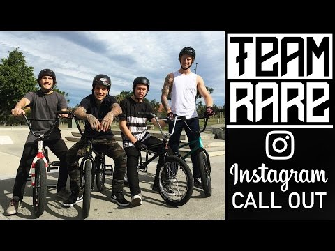 TeamRare BMX - Instagram call out