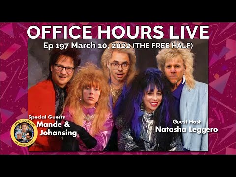 Natasha Leggero, Joe Mande, Kacey Johansing on Office Hours Live (Ep 197 3/10/22)