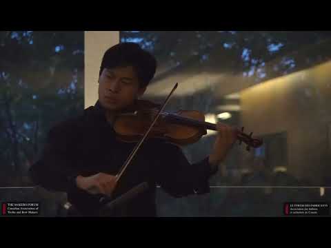 2022 Toronto, Maker's FORUM des Fabricants, Kerson Leong: Ysaye Sonata No. 4 violon de Guy Harrison.
