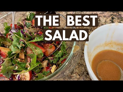 Mixed Green Salad W/Lime Dressing | SUCH A GREAT SALAD!