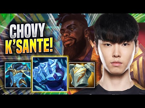 CHOVY IS A GOD WITH K'SANTE! - GEN Chovy Plays K'sante MID vs Tristana! | Season 2023