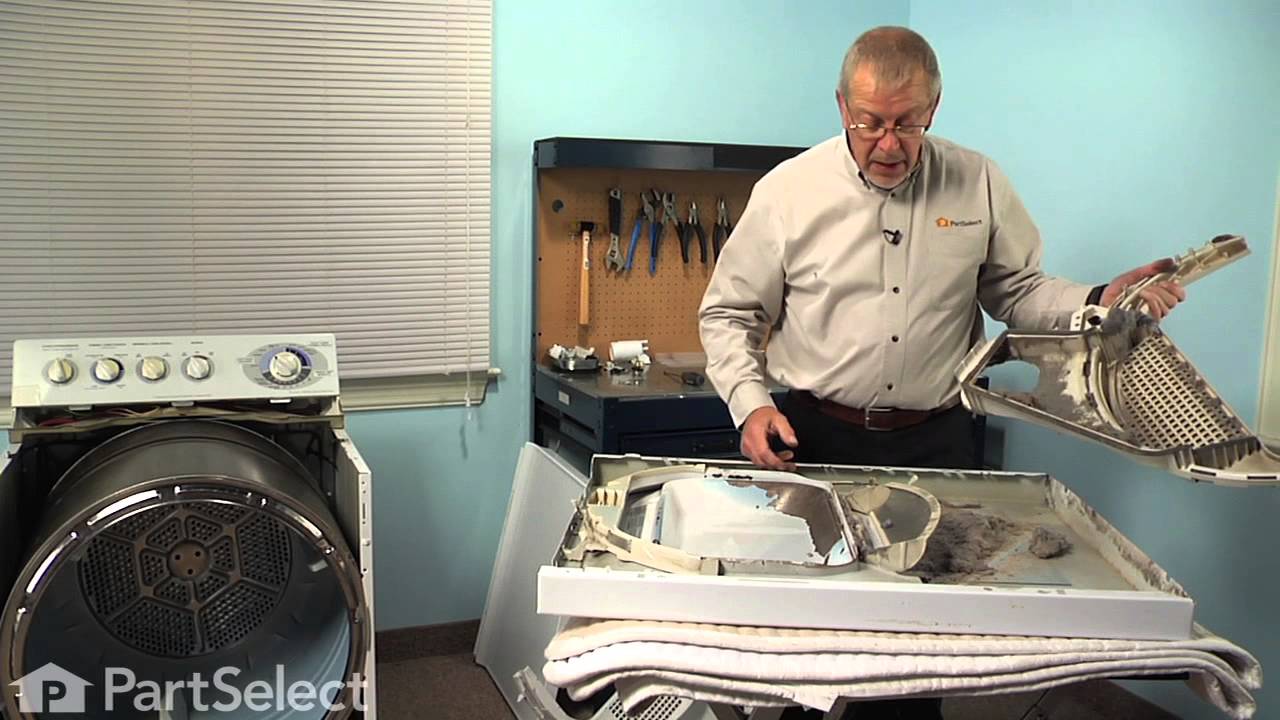 Replacing your General Electric Dryer Dryer Lint Chute Assembly