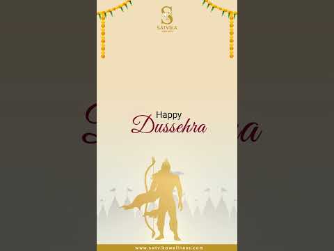 Satvika Wellness wishes you a very Happy Dussehra! #dussehra #ytshorts #happydussehra