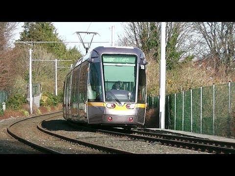 Luas Trams number 5017 and 5020 - Dundrum, Dublin