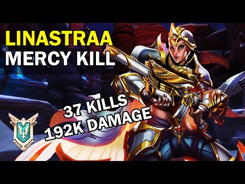 37 Kills 192K Damage Linastraa Tyra Paladins Competitive (Master) MERCY KILL