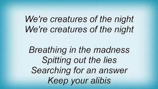 Iced Earth - Creatures Of The Night Lyrics