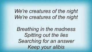 Iced Earth - Creatures Of The Night Lyrics