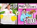 10 VS 1 000 FAST FOOD DRIVE THRUS Budget Challenge