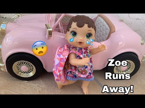 Baby alive Zoe Runs away?!?