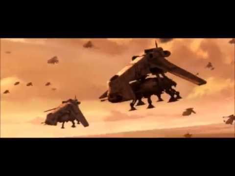Star Wars The Clone Wars-Landing on Point Rain- Music video