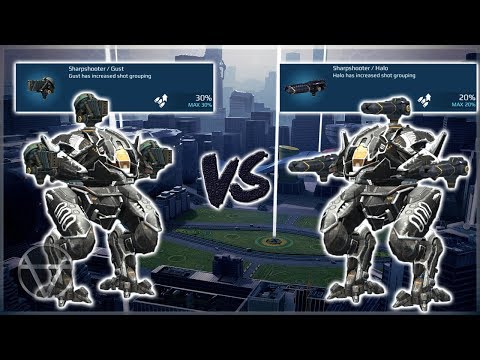 [WR] 🔥 Sharpshooter Gust VS Halo - Mk2 Comparison | War Robots