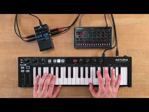 BOSS SDE-3 Dual Delay Demo with Synths (no talking)