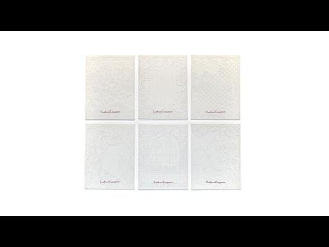Crafter's Companion 6piece 3D Embossing Folder Bundle