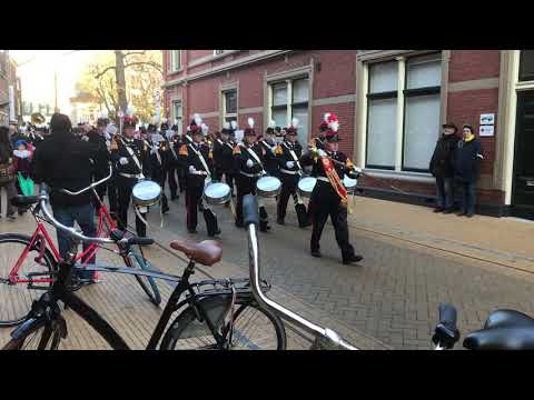 Gruno's Postharmonie, intocht Sinterklaas Groningen 17 november 2018