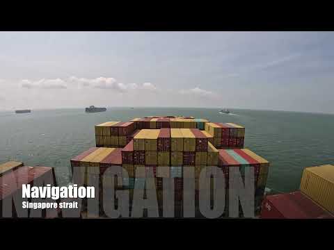 safe passage in the Singapore strait #singapore #malacastrait #youtubevideo #ship #captain 