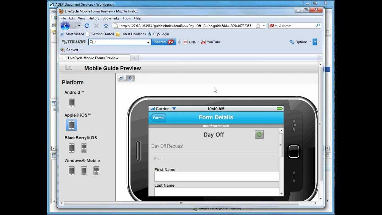 Session 12: (Part 1) Mobile Application Development on ADEP