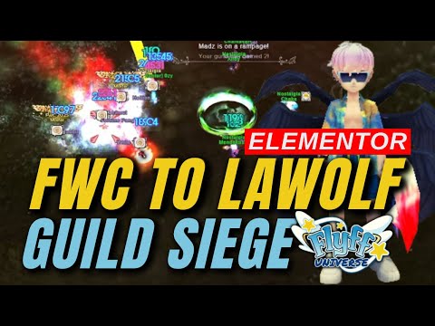 Flyff Universe Elementor PVP Guild Siege TEST RUN from FWC to LAWOLF