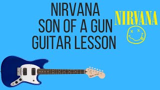 Nirvana Son Of A Gun Guitar Tutorial