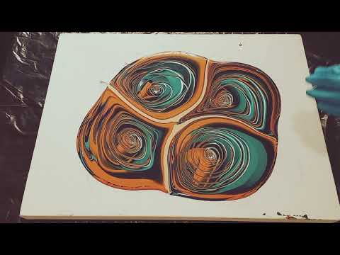 #295 Chameleon Cells in an Abstract Pour 🙌🙌🙌 #chameleoncells