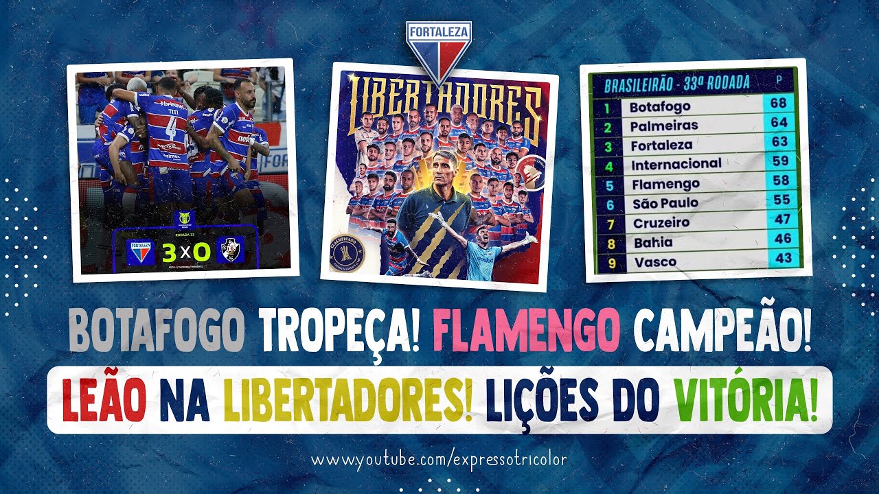 🚨 LEÃO NA LIBERTADORES! LIÇÕES DO ATROPELO SOBRE O VASCO! BOTAFOGO TROPEÇA! FLAMENGO CAMPEÃO E MAIS!