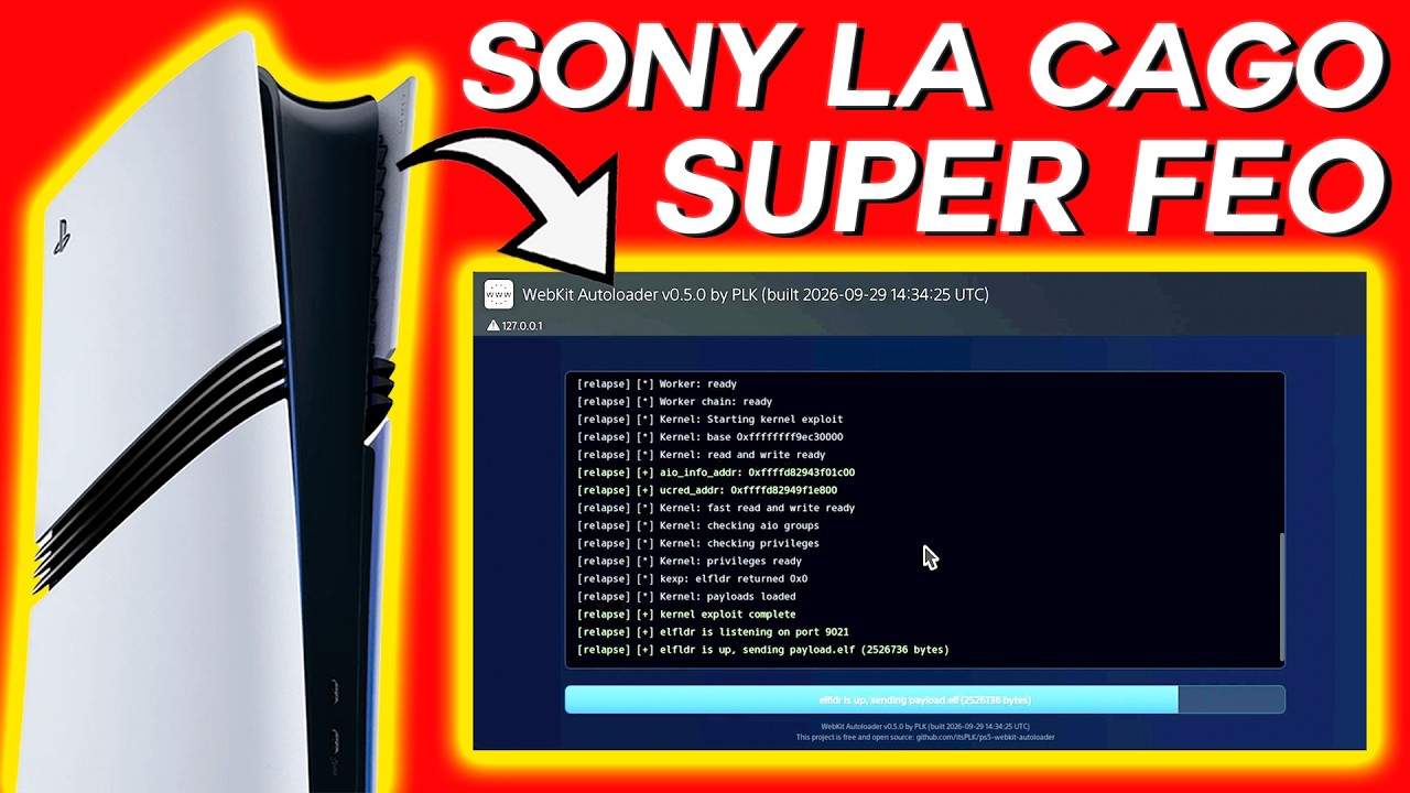Sony LA CAGO y SUPER HACKEARON la PLAY 5