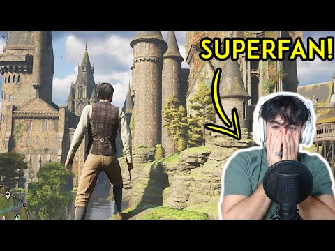 Harry Potter SUPERFAN Plays Hogwarts Legacy! - 4K