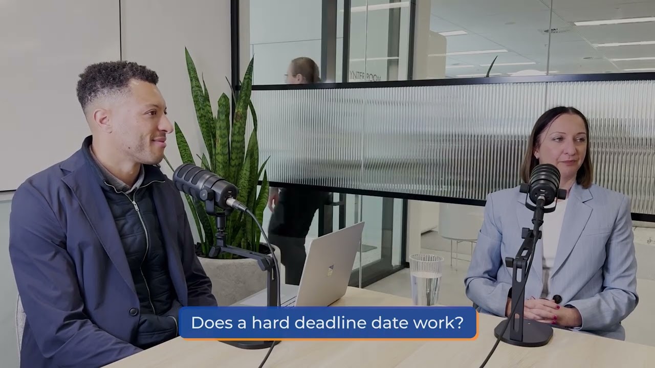 Does a hard deadline date work?