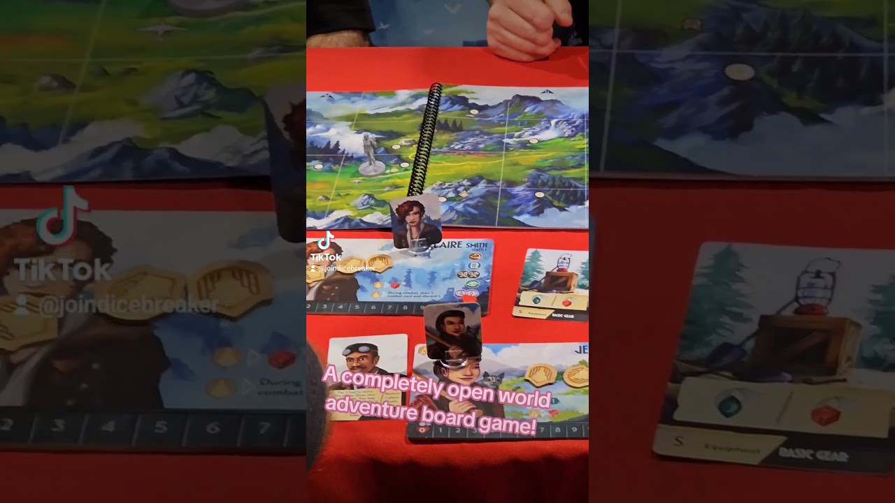 Indiana Jones lost in a fantasy landscape? Sign me up #boardgames #pax #paxunplugged #sleepinggods