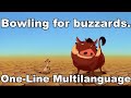 The Lion King Bowling For Buzzards One Line Multilanguage