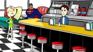Adult Cartoons: Batman Gives Superman Advice on Women