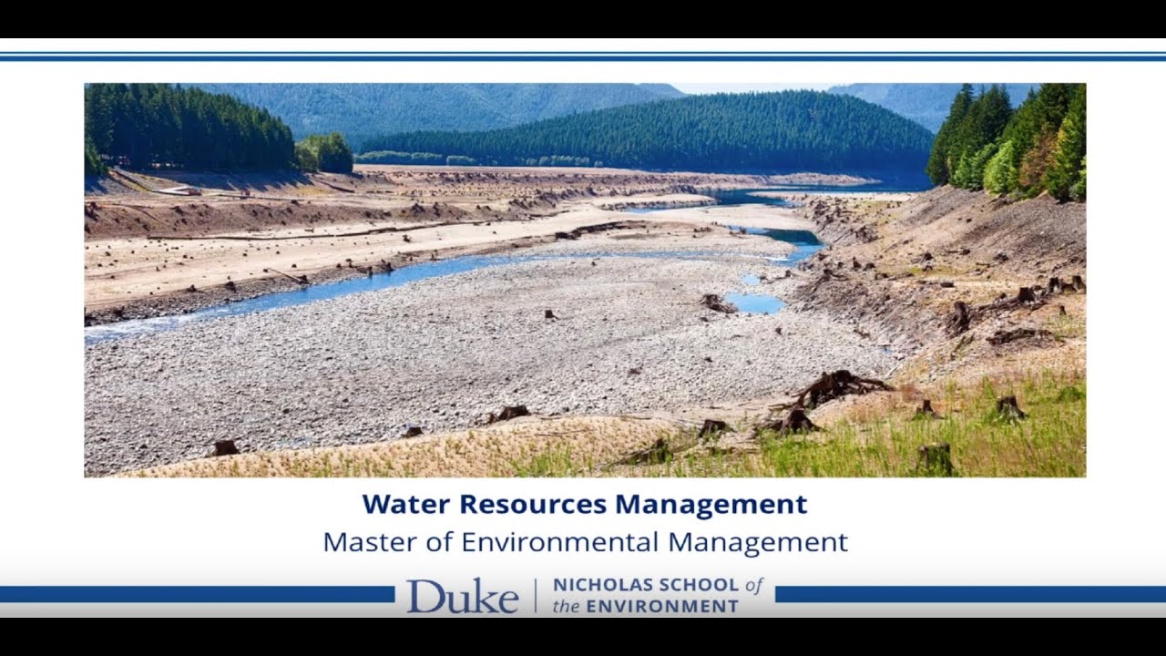 Water Resources Management Virtual Information Session